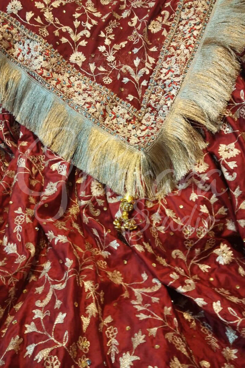 Red Silk Gharara